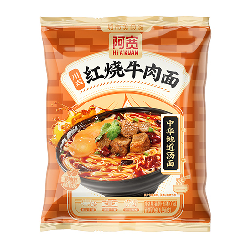 中华汤面-川式红烧牛肉面(袋)
